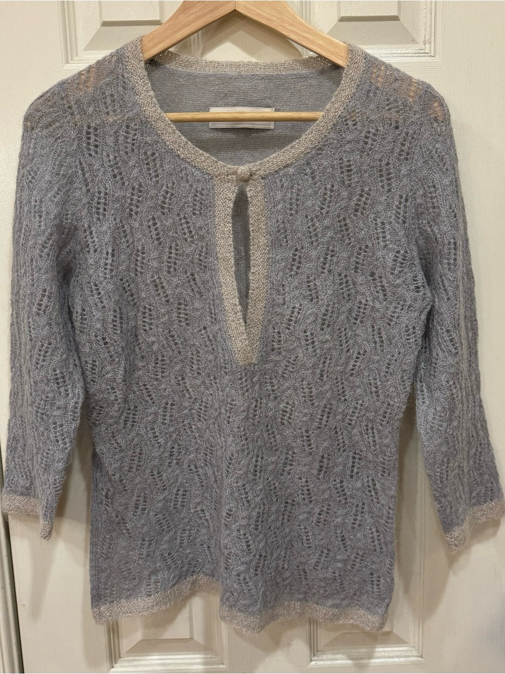 Marlene Birger Mohair Sheer Sweater Size small